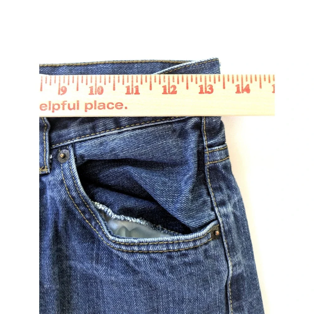 Levis 550 Relaxed Fit Jeans Boys 16 Slim Medium Wash Blue Denim W26 L28